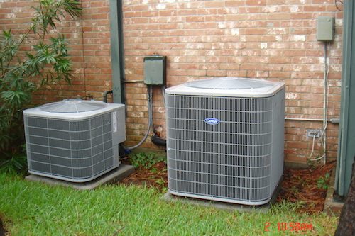 A/C Unit on side of house